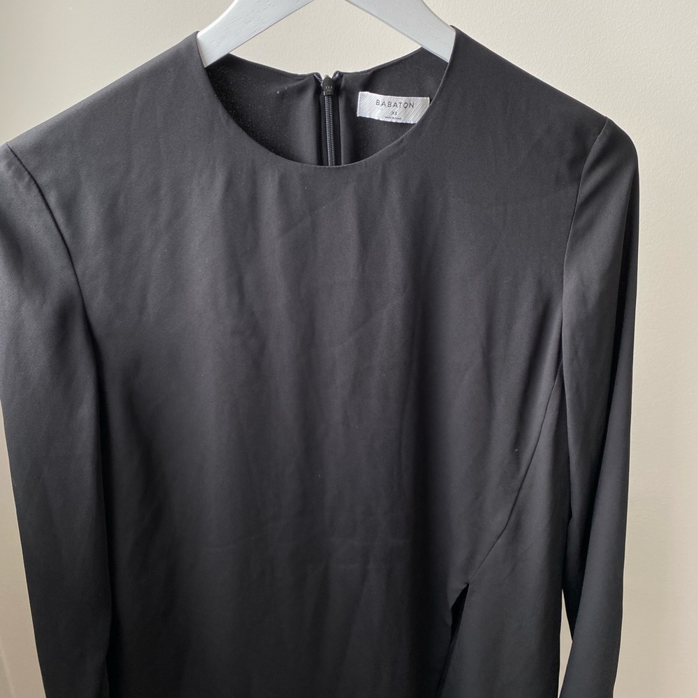Black, xs Aritzia babaton zip up blouse